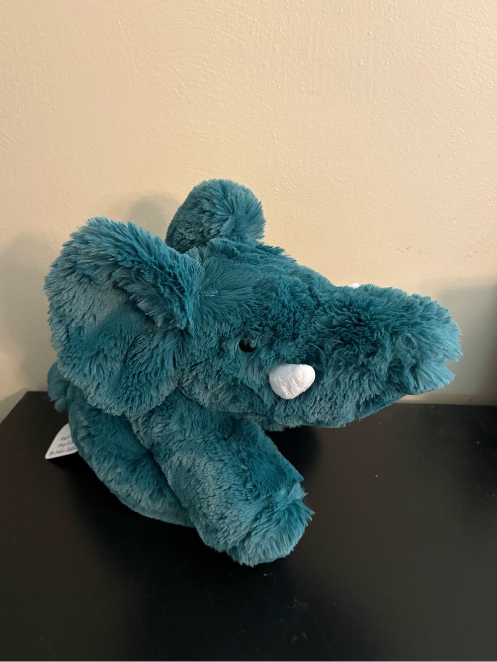Minky mini elephant Stuffie plush stuffed animal lilypad bunny fabric